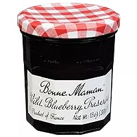 Bonne Maman Wild Blueberry Preserves, 13 Ounce Jars (Pack of 3)