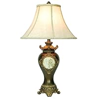 29 in. Antique Brass Table Lamp