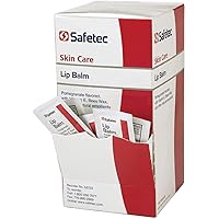 Safetec Lip Balm Pomegranate Flavored - 144 packets/box (0.5 gram each)