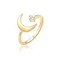 Elli Women's Ring Astro Look Elegant with Zirconia Crystals in 925 Sterling Silver