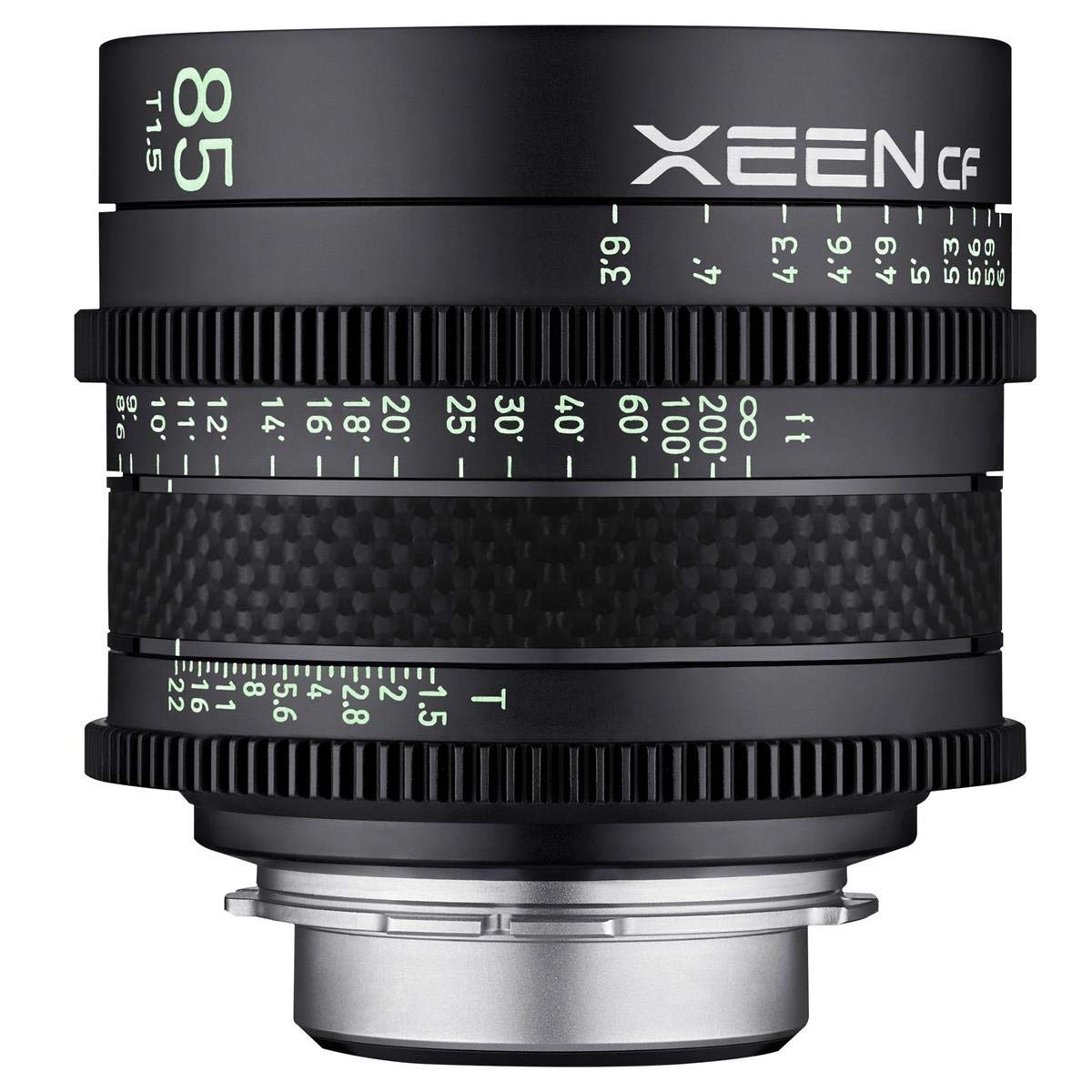 ROKINON XEEN Cf 85mm T1.5 Pro Cinema Lens with Carbon Fiber Construction & Luminous Markings for ARRI PL Mount