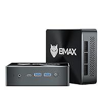 Bmax B7 Power Mini PC i7-11390H(up to 5.0GHz) 4-Core 16G DDR4 RAM/1TB NVMe SSD Mini Desktop Computer WiFi6 4K/60Hz Triple-Display BT5.2 Gigabit Ethernet Type-C/HDMI Mini Computer