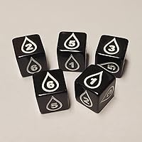 5X Oil Dice: Great for Phyrexian Oil Counters Compatible with Magic: The Gathering