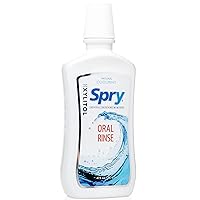 Spry Xylitol Oral Rinse, Cool Mint - 16 fl oz (Pack of 2)