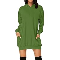 Plus Size Halloween Hoodies Dress For Women Funny Print Pullover Sweatshirt Long Sleeves Tunic Blouse With Pockets