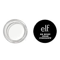 e.l.f. No Budge Cream Eyeshadow, 3-in-1 Eyeshadow, Primer & Liner With Crease-Resistant Color & Stay-Put Power, Vegan & Cruelty-Free, Wispy Cloud