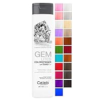 Celeb Luxury Gem Lites Colorditioner, Semi-Permanent Professional Hair Color Depositing Conditioner, Silvery Diamond, 8.25 Fl Oz (Pack of 1)