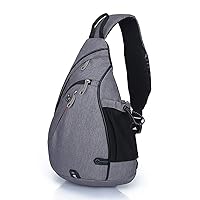 JIUFENG Men's Crossbody Shoulder Bag Fashion Chest Bag Casual Messenger Bags for Sports Outdoor Travel