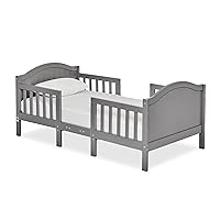 Portland 3 In 1 Convertible Toddler Bed in Steel Grey, Greenguard Gold Certified, JPMA Certified, Low To Floor Design, Non-Toxic Finish, Pinewood
