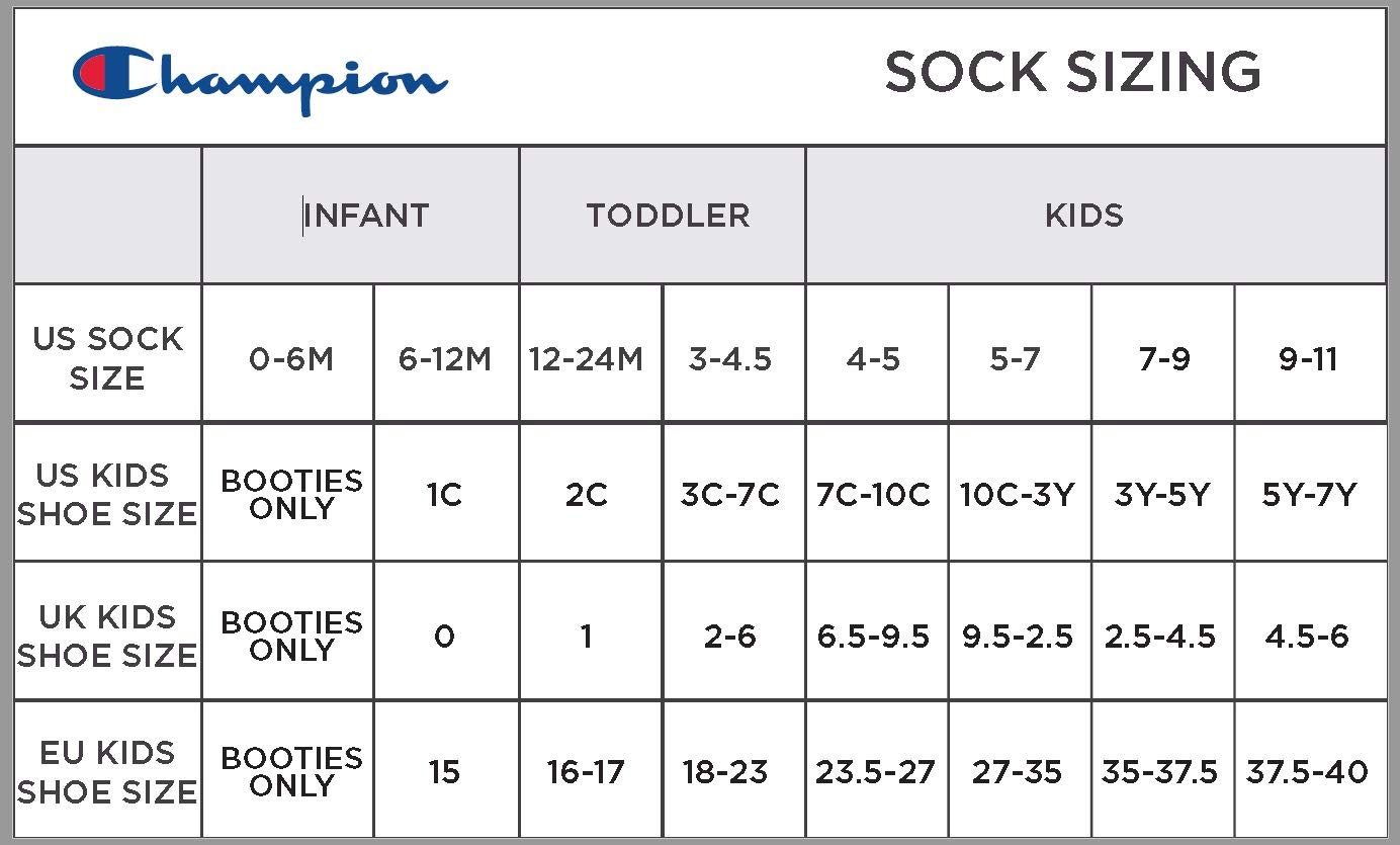 Champion Big Kids' 6-Pack Quarter Socks