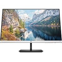 HP 27-inch Monitor with Height Adjust (27f 4K, Natural Silver and Black) (Renewed)
