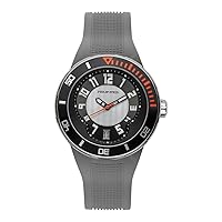 Philip Stein Men's 34-BGR-RGR Extreme Grey Rubber Strap Watch
