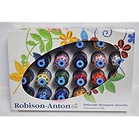 Robison Anton Top 24 Polyester Embroidery Thread Set