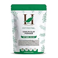 ‎H&C HERBAL INGREDIENTS EXPERT H&C Kaolin Clay Powder - 227 Grams | For Acne, Blackheads Skin Face Mask