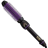 Hot Tools Pro Artist Heated Silicone Bristle Brush Styler | Helps create Volume and Fullness (1 in), 1146