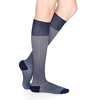 Herringbone 15-20 mmHg Graduated Compression Socks for Men & Women