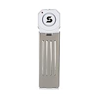 SABRE 120 dB Wedge Door Stop Security Alarm, Extremely Loud Wireless Alarm Siren Audible Up To 1,500 Ft., Non-Skid Pad, Compact Alarm Great for Home, Travel, Apartment or Dorm