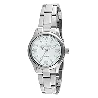 Peugeot Women's Everyday Status Watch - Great for Nurses with Easy to Read Dial and Steel Bracelet
