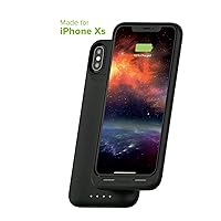 mophie Juice Pack Air - Wireless Charging - Protective Battery Pack Case for Apple iPhone Xs/X - Black