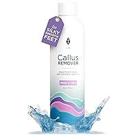 Callus Remover for Feet - 8 Oz, Original, Powerful Formulation - Extra Strength Gel, Home Pedicure Foot Spa Results - Cracked & Dead Dry Skin Supplies