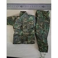 1/6 Scale Soldier Jungle Camouflage Suit Jacket+ Pants Model for 12''