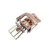 SKM 18mm Quality Stainless Steel Folding Pin Buckle For Patek Philippe For Nautilus Leather Rubber Watchband Strap Deployment Clasp