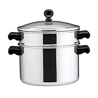 Farberware Classic Stainless Steel Stack and Steam Saucepot and Steamer Insert, 3 Quart