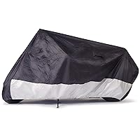 Budge Sportsman Motorcycle Cover, Black, Waterproof, Universal Fit, Fits up to 96