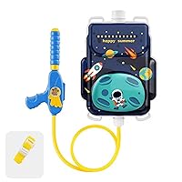 Water Squirter for Children Water Backpack Water Gun Toys for Jets with 1300 ml Water Tank for The Summer Pool of Children's Jet Astronauts