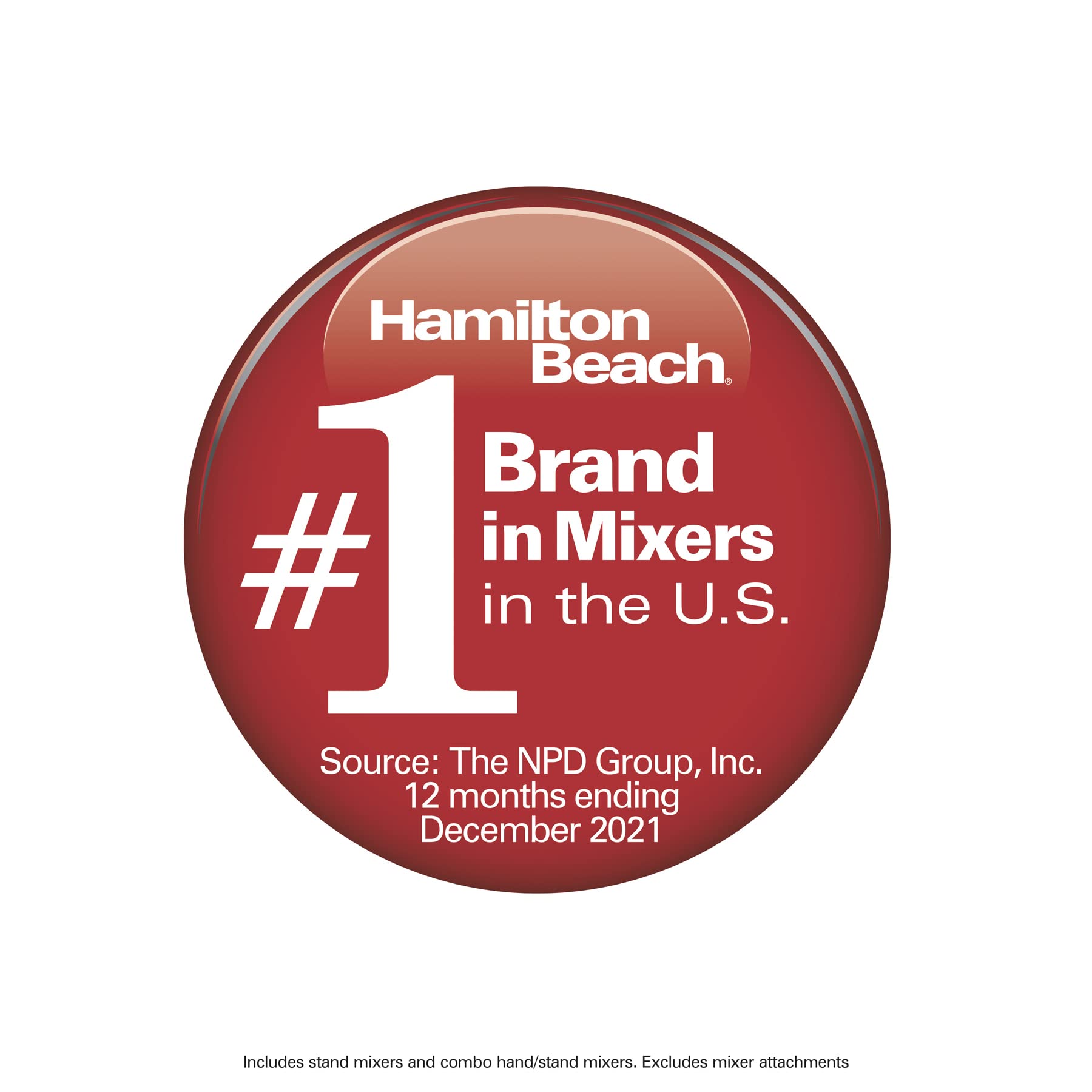 Hamilton Beach Classic Stand and Hand Mixer, 4 Quarts, 6 Speeds with QuickBurst, Bowl Rest, 290 Watts Peak Power, White (64655)