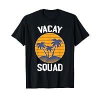 Vacay Squad Funny Vacation Trip Family Palm Tree T-Shirt