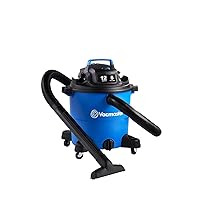 Vacmaster 12-GALLON Corded Canister Vacuum Cleaner Bagged, Blue (VOC1210PF)