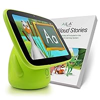 ANIMAL ISLAND AILA Sit & Play Plus Preschool Learning and Reading System Essential for Toddlers 12-36 Months, 60 Storybooks, Letters, Numbers, Vocabulary Words, Songs Best Baby Gift Mom's Choice Gold