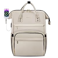 LOVEVOOK Laptop Backpack for Women Teacher Backpack Nurse Bag,Work Bag Backpack Purse Bag Anti-Theft Travel Backpack with USB Charging Port,15.6 Inch Backpack for College Business Casual
