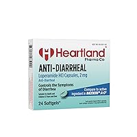 Anti-Diarrheal Medicine Loperamide Hydrochloride 2mg Softgel Capsules Blister Pack 100% USA Manufactured (24 Softgels)