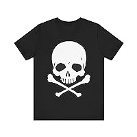 Evil Skull Cranium Head Anatomy Bones Trend Tee Horror Creepy Head X-ray Unisex Heavy Cotton T-Shirt