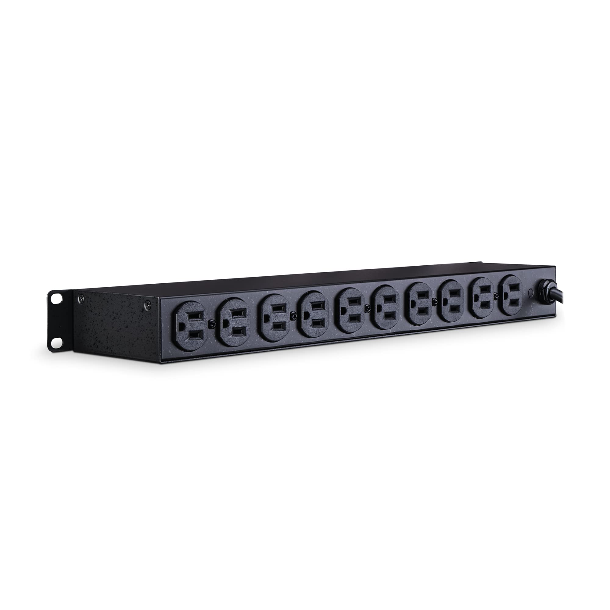CyberPower CPS1215RM Basic PDU, 100-125V/15A, 10 Outlets, 15ft Power Cord, 1U Rackmount