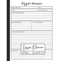 Lesson Planner: An Undated Curriculum Planner Perfect for Lesson Plan for Teachers & Homeschool!