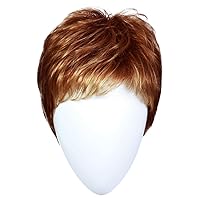 Raquel Welch Winner Pixie Boy Cut Short Wig by Hairuwear, Ultra-Petite Cap - R3025S+ Glazed Cinnamon