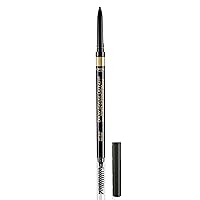 Makeup Brow Definer Waterproof Eyebrow Pencil, Ultra-Fine Mechanical Pencil, Draws Tiny Brow Hairs and Fills in Sparse Areas and Gaps, Soft Black, 0.003 Ounce (Pack of 1)