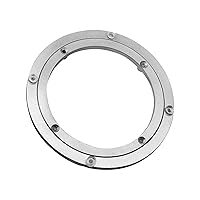 Lazy Susan 8 inch Aluminum Turntable Ball Bearing, Heavy Duty Silent Turner Bearing Turntable Bearing Swivel Turntable Bearing 8 inch