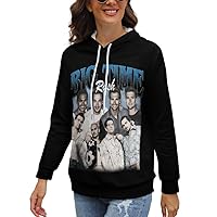KRUMHOLZ Women's Pullover Hoodie Graphic Long Sleeve Loose Soft Hooded Sweatshirts Tops with Pocket