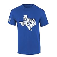 Mens Texas Tshirt Don't Mess with Texas Short Sleeve T-Shirt