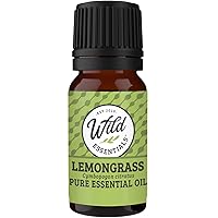 Wild Essentials Lemongrass 100% Pure Essential Oil - 10ml, All Natural, No additives