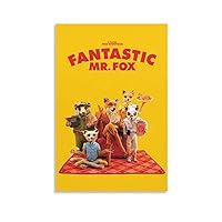Movie Posters Fantastic Mr. Fox Poster (1) room Decor Posters Wall Art Paintings Canvas Wall Decor Home Decor Living Room Decor Aesthetic Prints 08x12inch(20x30cm) Unframe-style
