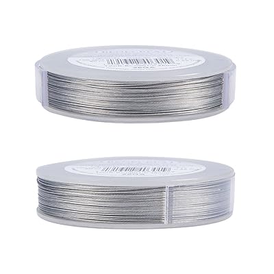 BENECREAT 300-Feet 0.018inch/ 0.46mm Tiger Tail Beading Wire 7