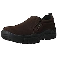 ROPER Mens Performance Slip On Work Safety Shoes Casual - Brown