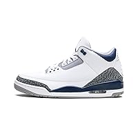 Nike Air Jordan 3 Retro White/Midnight Navy (CT8532-140) (White/Midnight Navy, US Footwear Size System, Adult, Men, Numeric, Medium, 9)
