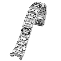 22mm Stainless Steel Watchband For Tag Heuer CARRERA Arc End WatchBand Wrist Bracelet Deployment Man watch strap