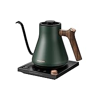 Electric Kettles, INTASTING Gooseneck Electric Kettle, ±1℉ Temperature Control, Stainless Steel Inner, Quick Heating, for Pour Over Coffee, Brew Tea, Boil Hot Water, 0.9L Green